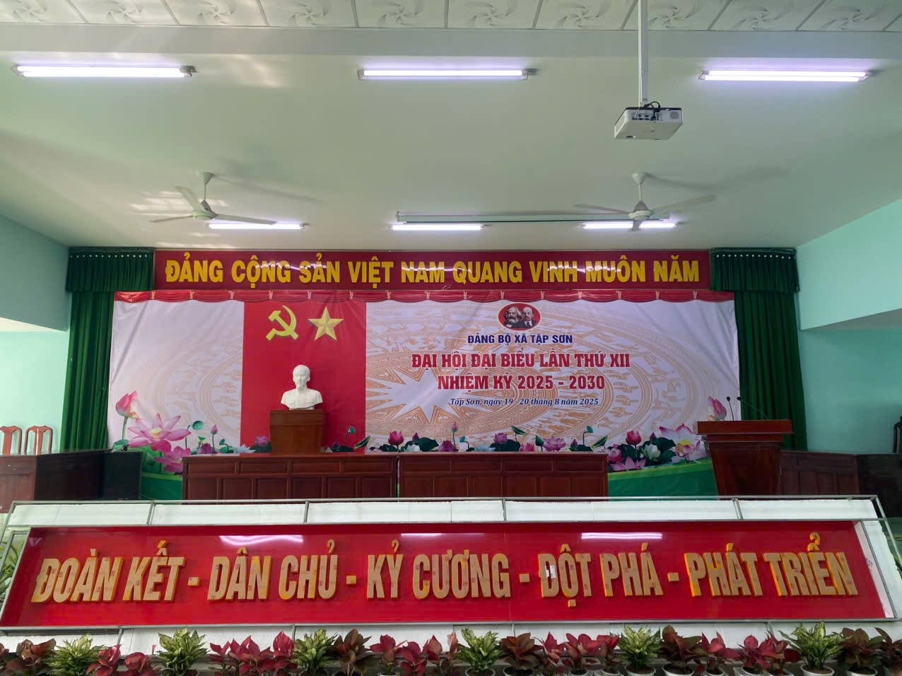 XÃ TẬP SƠN SẴN SÀNG  CHO ĐẠI HỘI ĐẠI BIỂU LẦN THỨ XII, NHIỆM KỲ 2025 - 2030
