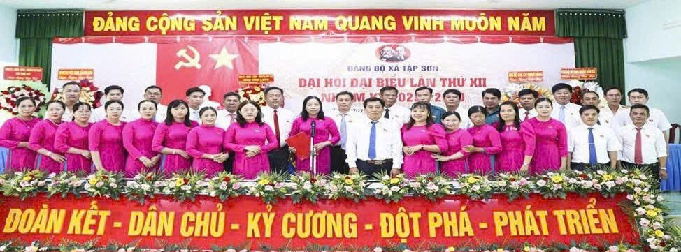 ĐẢNG BỘ XÃ TẬP SƠN TỔ CHỨC THÀNH CÔNG ĐẠI HỘI ĐẠI BIỂU LẦN THỨ XII, NHIỆM KỲ 2025 -2030 