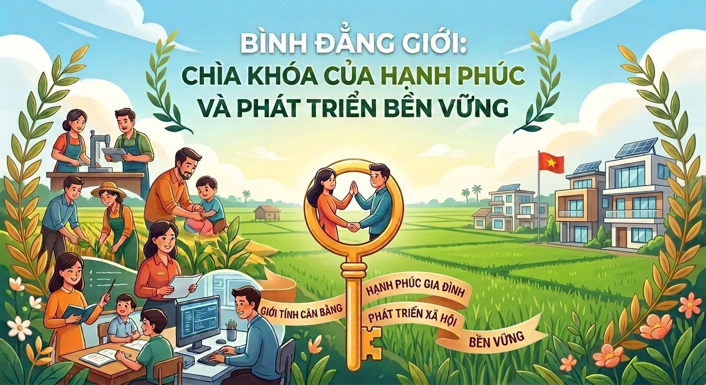 Bình đẳng giới: Chìa khóa của hạnh phúc và phát triển bền vững

