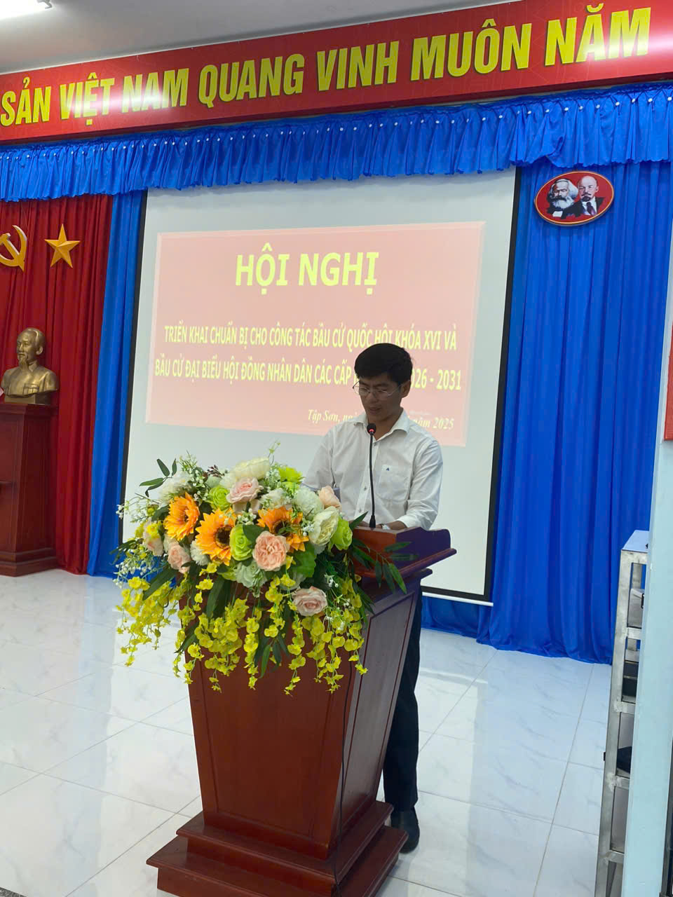 Hội nghị triển khai công tác bầu cử Quốc hội khóa XVI và Hội đồng nhân dân các cấp nhiệm kỳ 2026 - 2031
